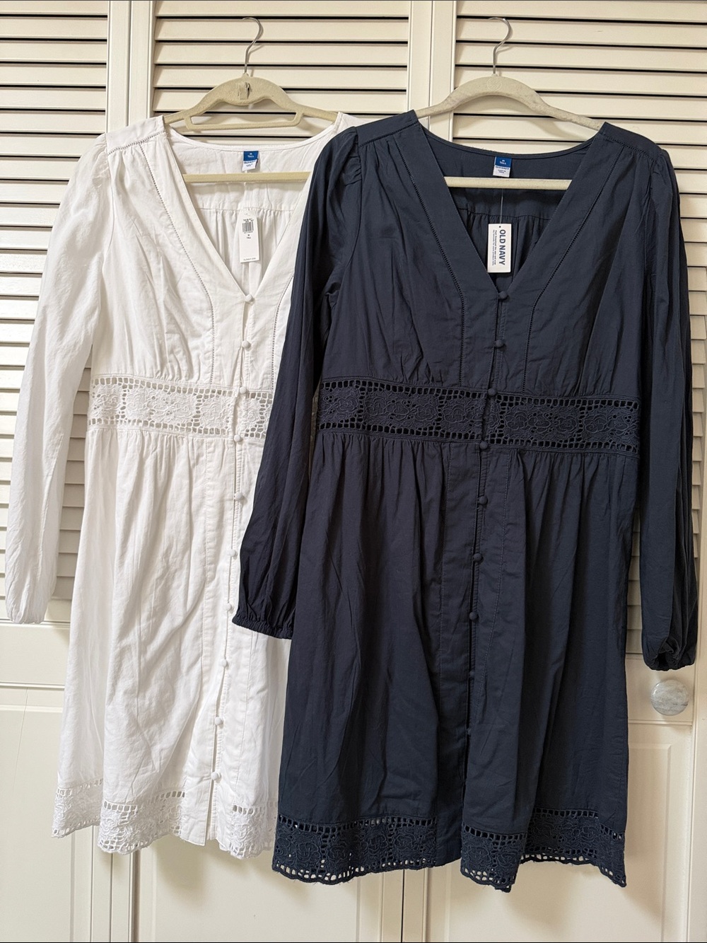 2 NWT Old Navy Cutwork Dresses
